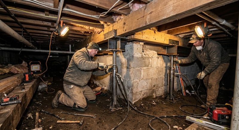 Basement Foundation Repair in Freehold, NJ