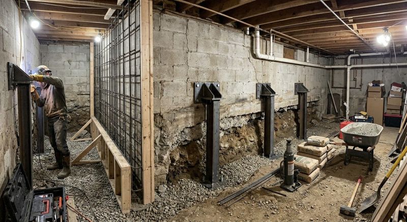 Basement Underpinning in Marlboro, NJ