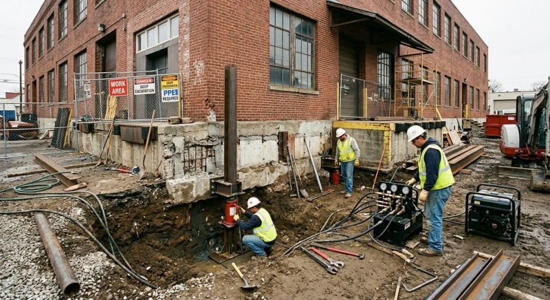 Building Foundation Repair in Lawrence Township, NJ