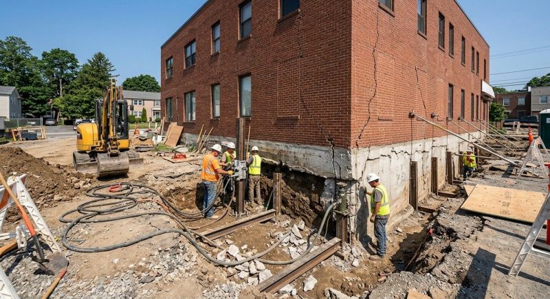 Building Foundation Repair in Monroe Township, NJ