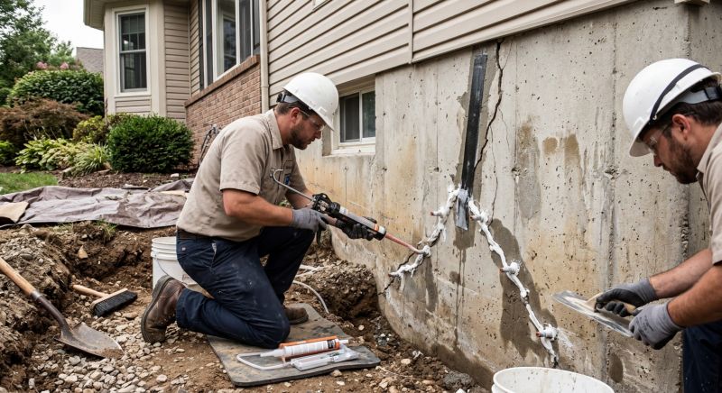 Cracked Foundation Repair in Jackson, NJ