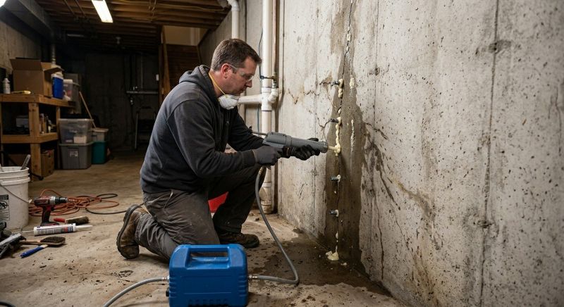 Cracked Foundation Repair in Monmouth County, NJ