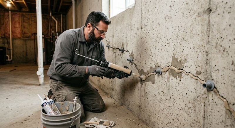 Cracked Foundation Repair in New Egypt, NJ