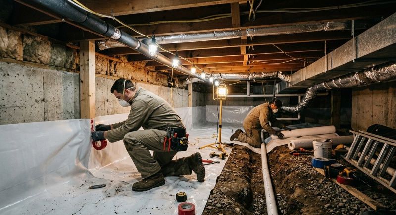 Crawl Space Leveling in Marlboro, NJ