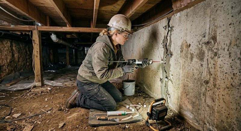 Crawlspace Foundation Repair in Metuchen, NJ