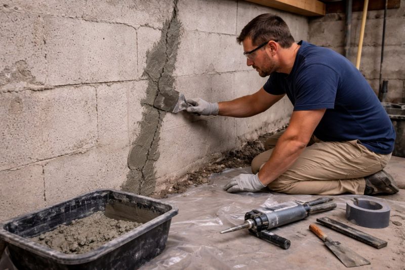 Foundation Crack Repair in Perth Amboy, NJ