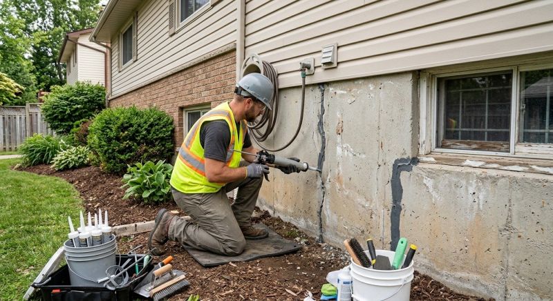 Foundation Crack Sealing in Marlboro, NJ