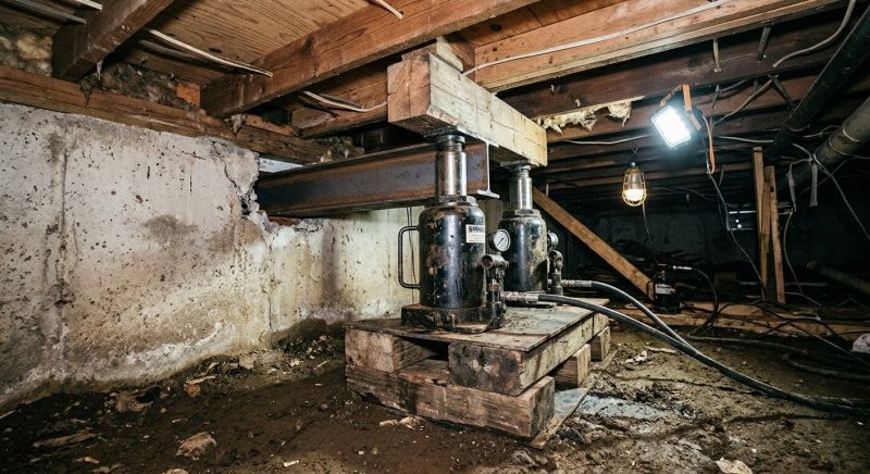 Foundation Jacking in Asbury Park, NJ
