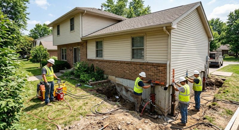 Foundation Jacking in Farmingdale, NJ