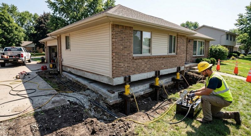 Foundation Lifting in Clark, NJ