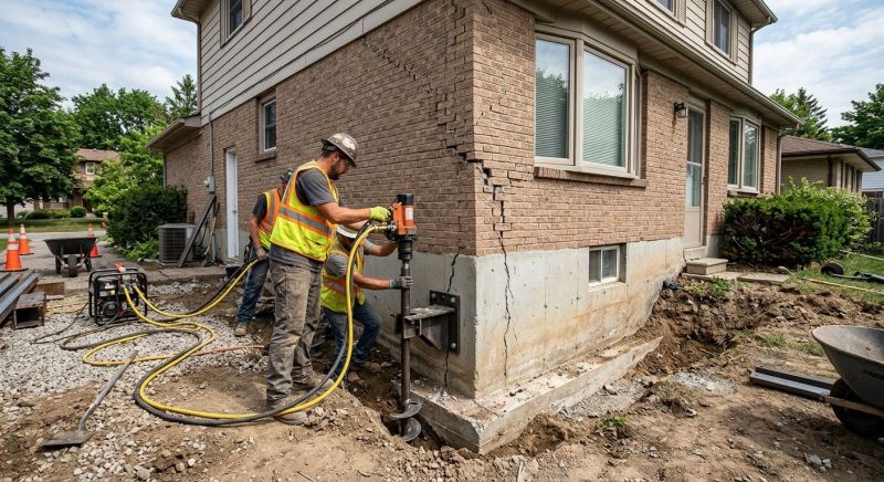 Foundation Lifting in Freehold, NJ