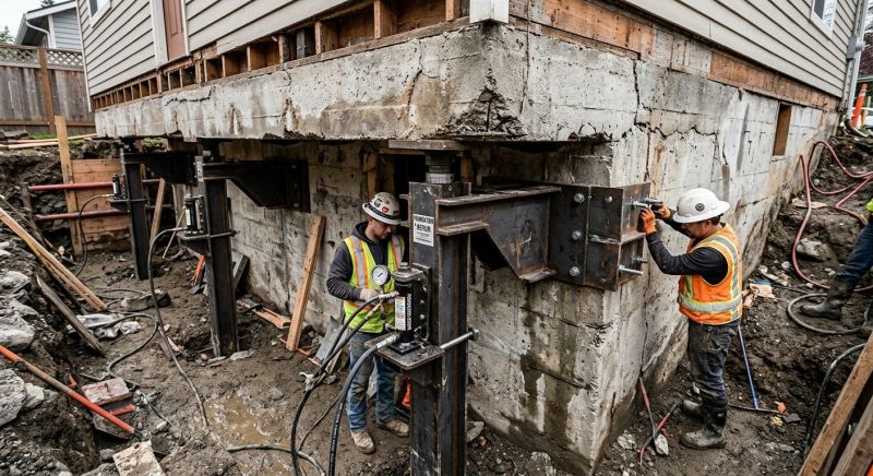 Foundation Lifting in Metuchen, NJ