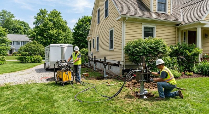 Foundation Lifting in Middlesex County, NJ
