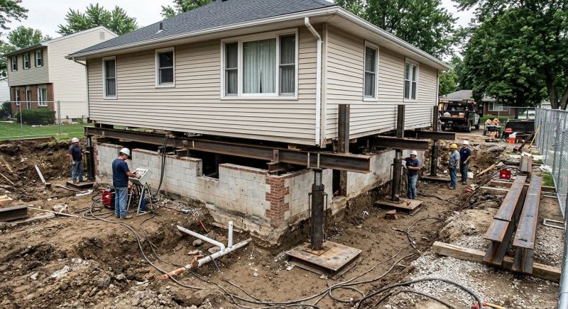 Foundation Lifting in Ocean County, NJ