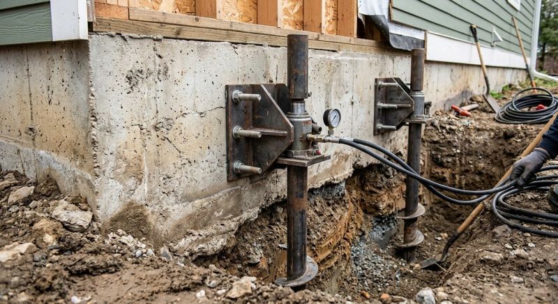 Foundation Pier Leveling in Marlboro, NJ