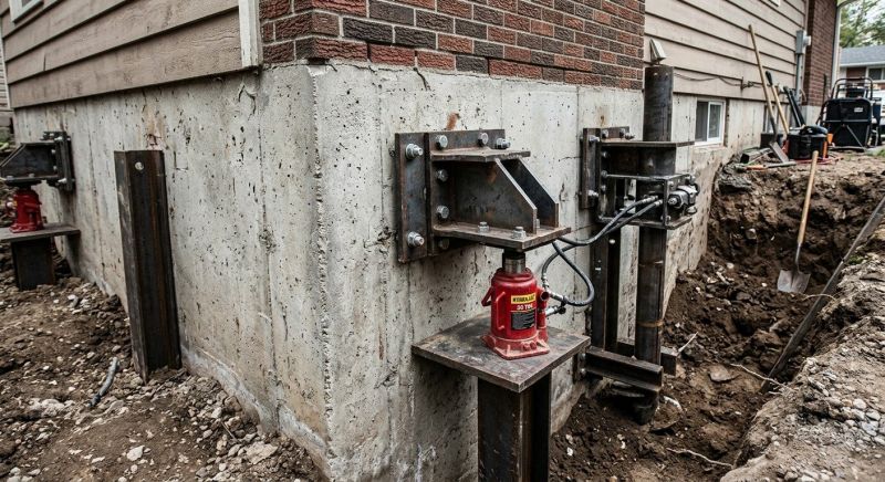 Foundation Pier Leveling in Marlboro, NJ