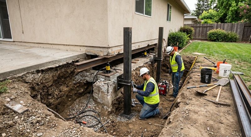 Foundation Pier Repair in Marlboro, NJ