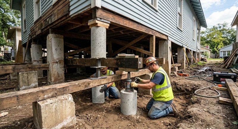 Foundation Pier Repair in Marlboro, NJ