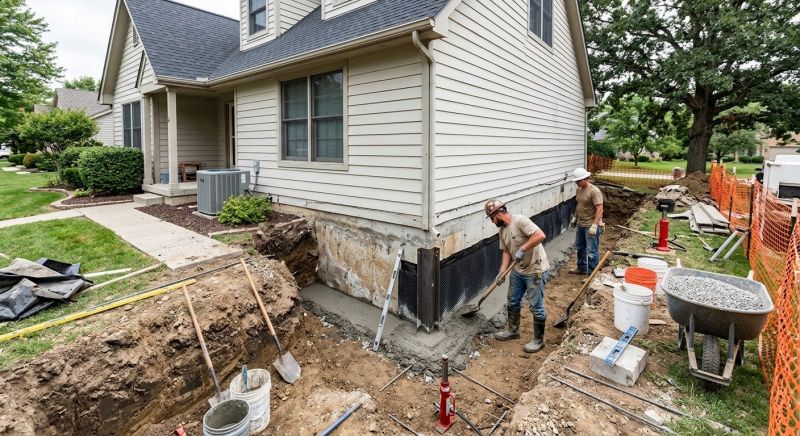 Foundation Settlement Repair in Marlboro, NJ