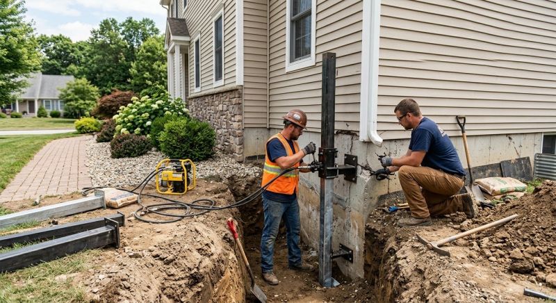 Foundation Stabilizing in Hazlet, NJ