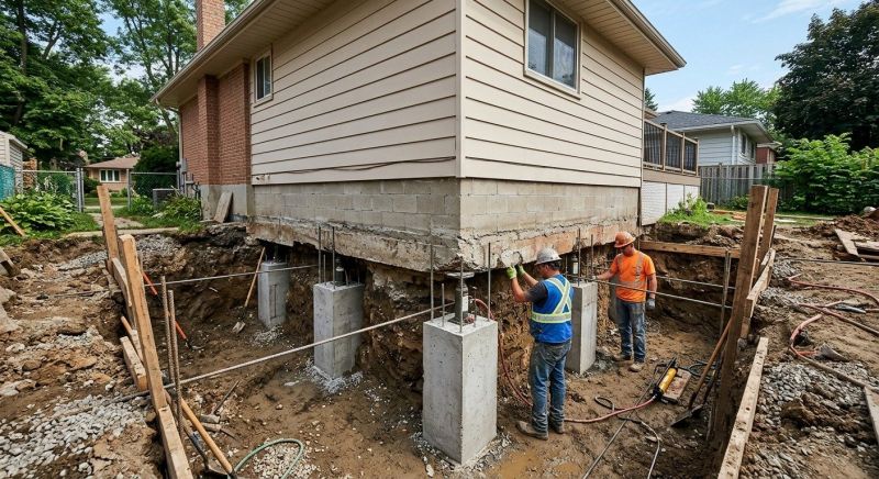 Foundation Underpinning in Marlboro, NJ