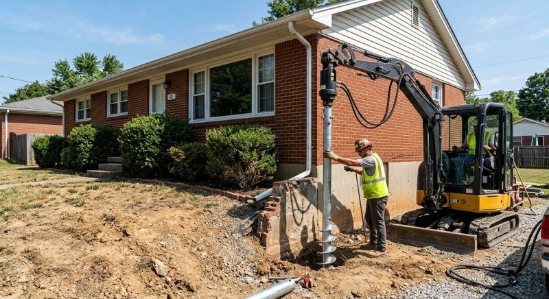 Helical Pile Installation in Marlboro, NJ