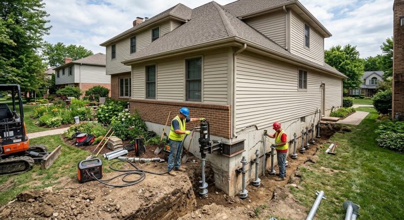 Helical Pile Installation in Marlboro, NJ