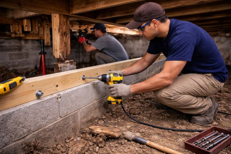 House Foundation Repair in Allentown, NJ