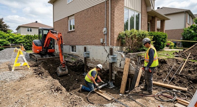 House Foundation Repair in Lawrence Township, NJ