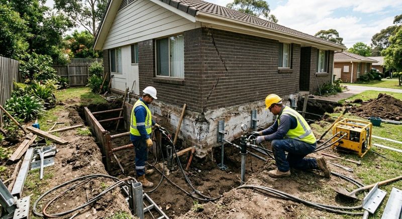 House Foundation Repair in Monmouth County, NJ