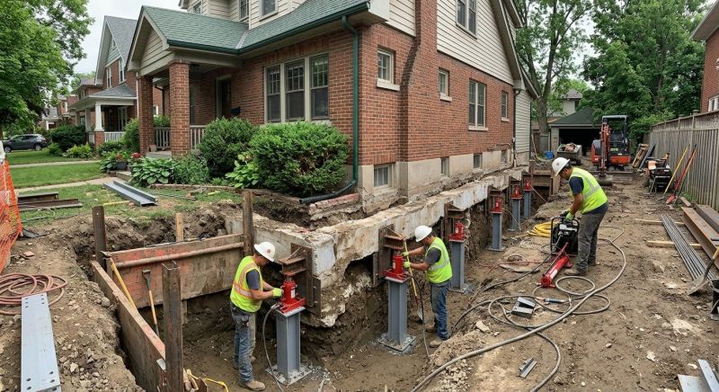 House Underpinning in Marlboro, NJ