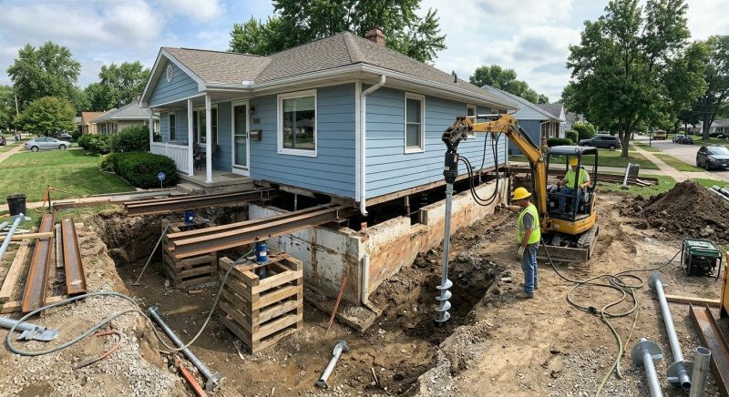 House Underpinning in Marlboro, NJ