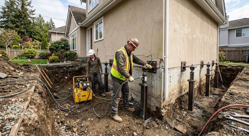 Sinking Foundation Repair in Lakewood, NJ