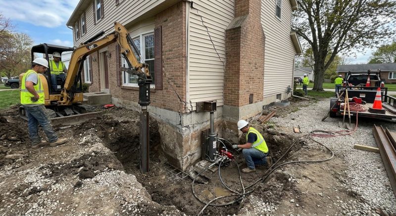 Sinking Foundation Repair in Middletown, NJ