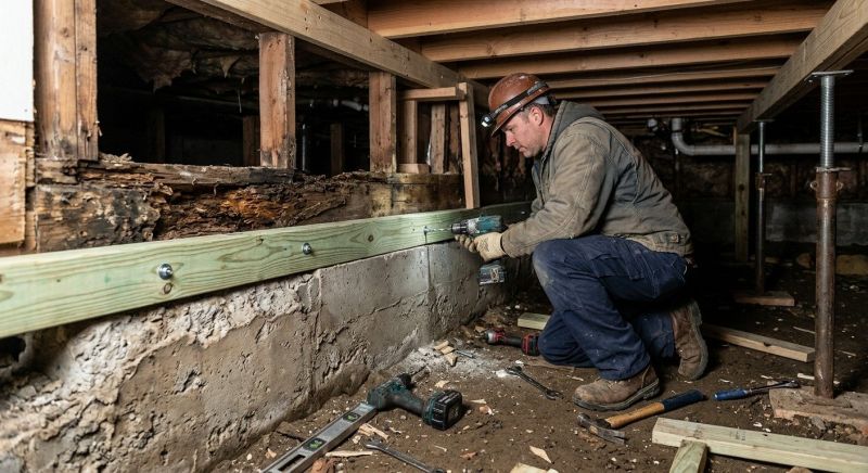 Sinking Foundation Repair in Middletown, NJ