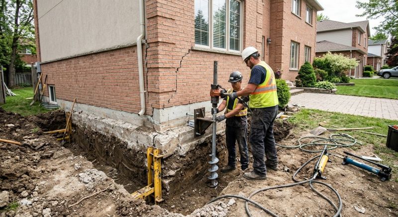 Sinking Foundation Repair in Point Pleasant Beach, NJ